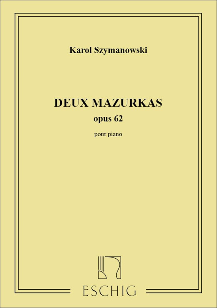 Deux Mazurkas, Opus 62